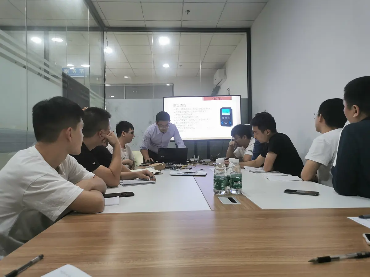 Team working on access control